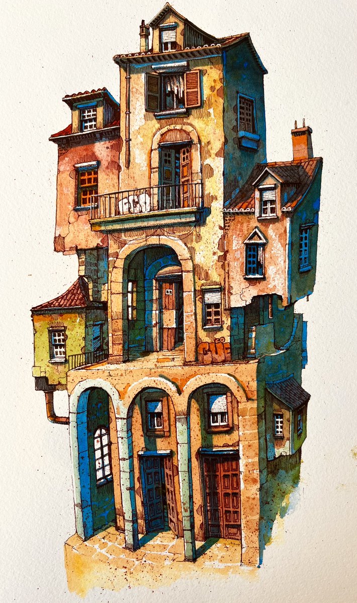 _Francis_co_Art's tweet image. New prints, originals and Paper 3d houses available
franciscofonscashop.etsy.com