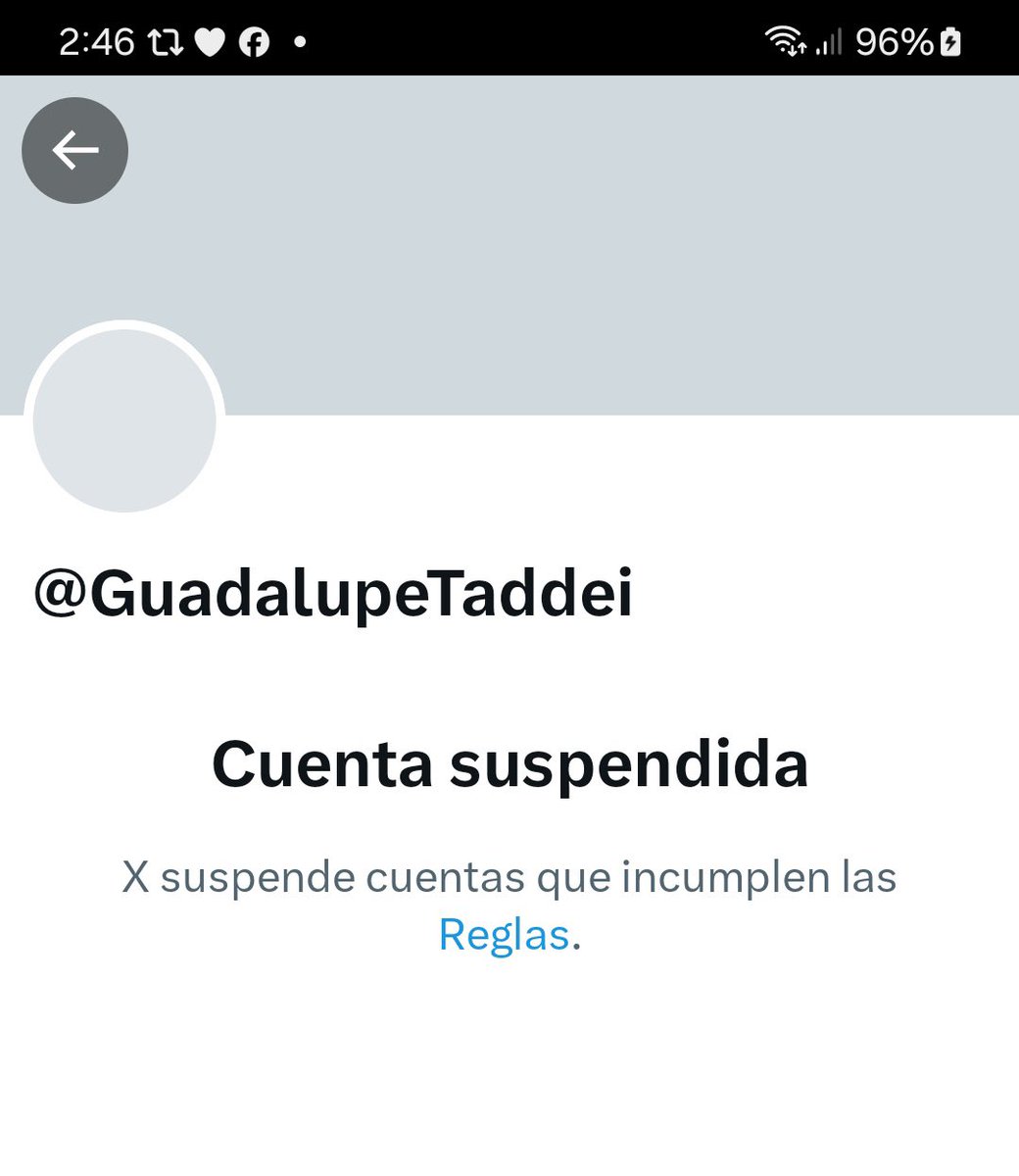 💥💥💥💥

EXTRA EXTRA 

Le suspenden la cuenta a la ilustre Presidenta del <a href="/INEMexico/">@INEMexico</a> , Guadalupe Taddei 😂😂😂😂😂😂😂
Por mentirosa y lacaya del régimen #NarcoGobiernoMorena