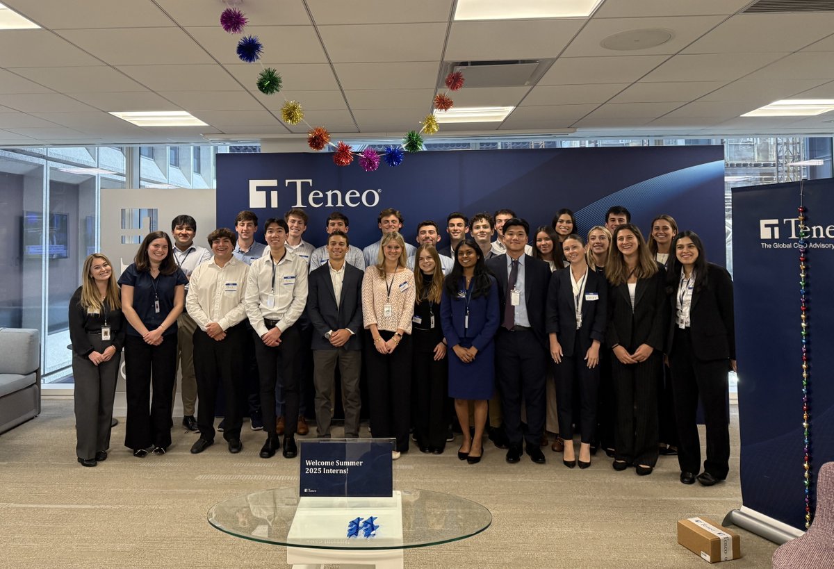 We’re excited to kick off Teneo’s 2025 Summer Internship Program, welcoming a talented group of students to our offices across business segments and geographies. Over the course of the program, our interns will gain hands-on experience, contribute to meaningful client work and