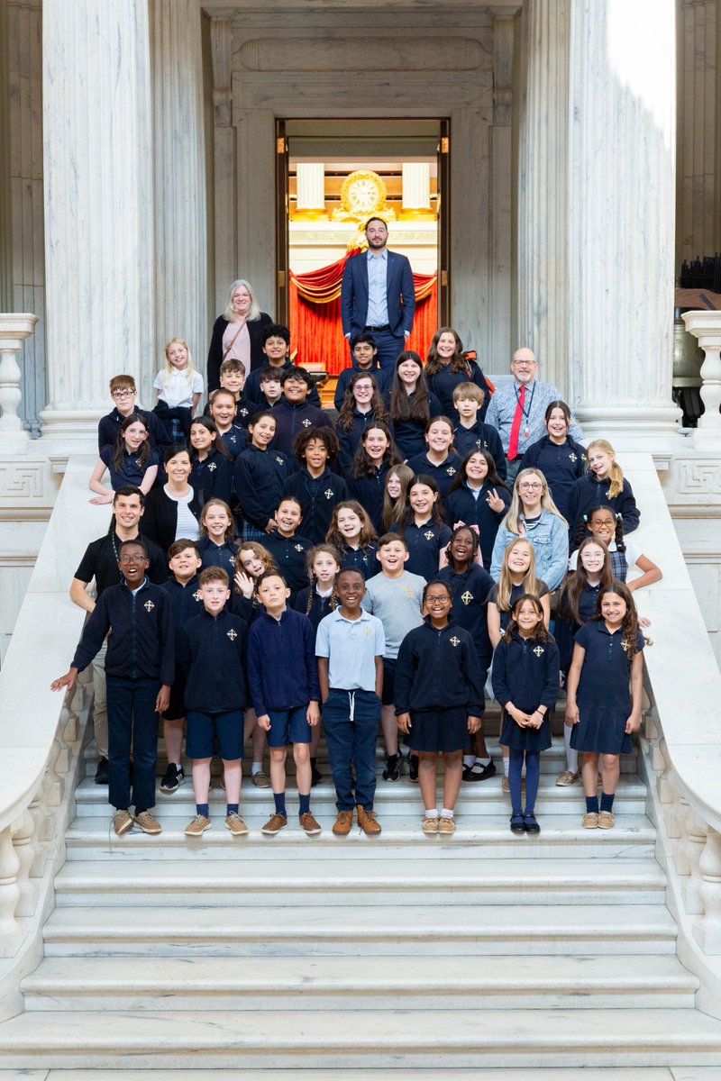 Rep. Anthony DeSimone hosted a class from <a href="/spv_ri/">Saint Pius V School</a> at the State House. The students participated in a mock legislative session, led by Rep. DeSimone, where they debated different bills and learned about how laws are made.