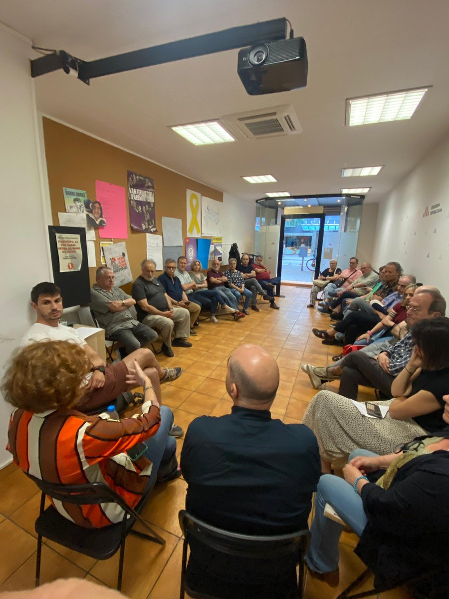 Seguim amb la ronda de casals!
Avui a <a href="/ERC_Eixample/">ERC Eixample</a> analitzem la situació municipal i definim col·lectivament les prioritats per encarar amb força els mesos vinents i començar a construir el projecte  republicà de cara al 2027.