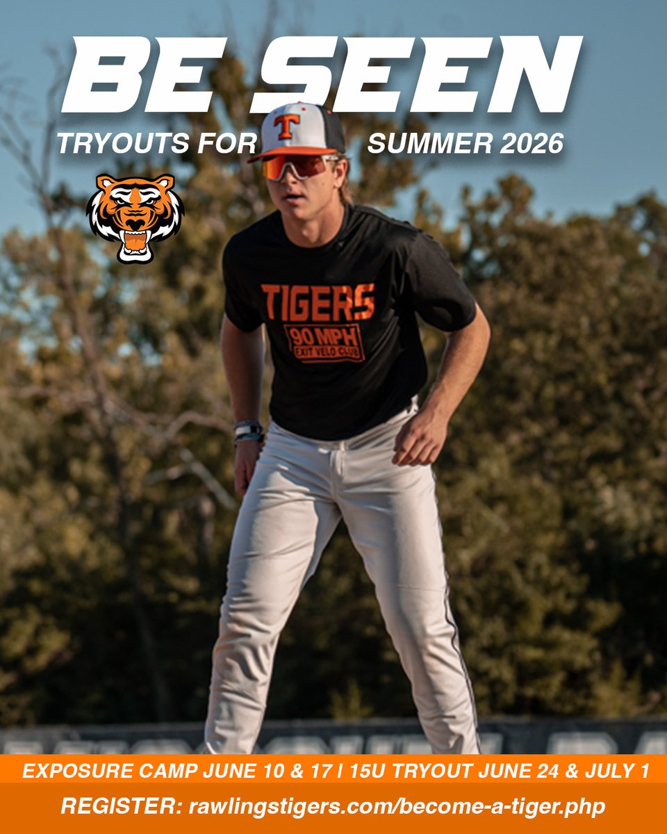 Key Dates: Exposure Camp for 14U, 13U, 12U players on June 10 &amp; 17 at Missouri Baptist at 8:30am. You can register at club.rawlingstigers.com/exposure-camp