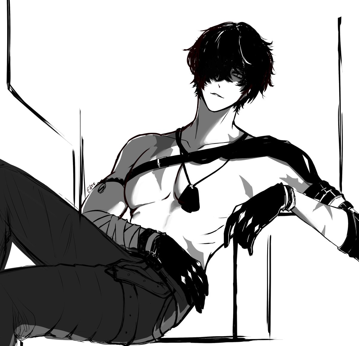 eliice131's tweet image. He&apos;s hot!  #lighterzzz #zzzero #ZenlessZoneZero