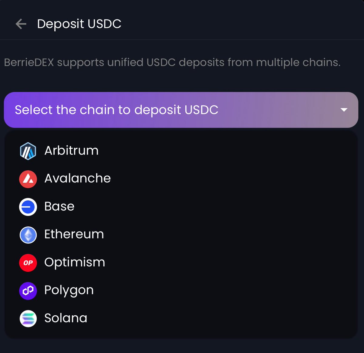 Deposit USDC from any chain on <a href="/BerrieOrg/">$BERRIE</a> 
Withdraw to any chain, NO BRIDGING
$BERRIE