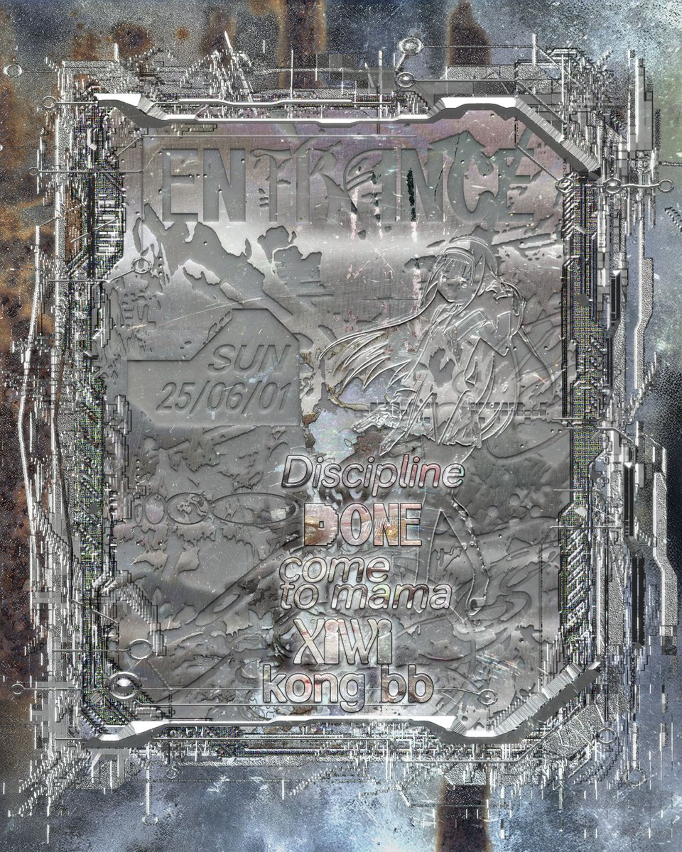 flyer commission for ABYSS Shanghai⚙️⚒