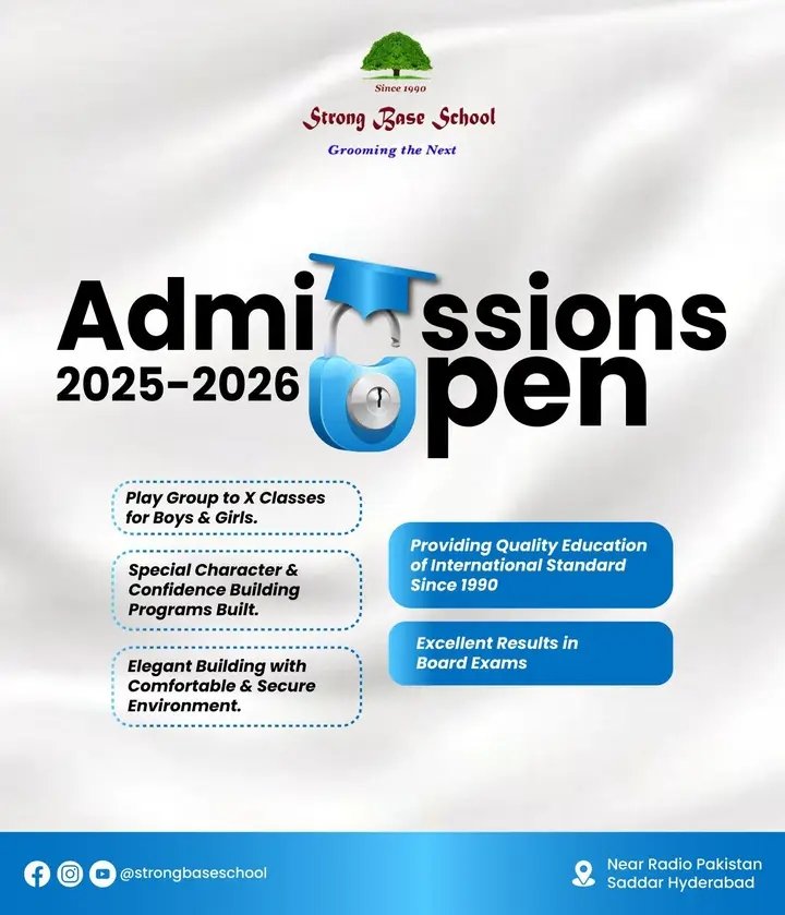StrongbaseBase's tweet image. 𝙐𝙣𝙡𝙤𝙘𝙠 𝙔𝙤𝙪𝙧 𝘾𝙝𝙞𝙡𝙙’𝙨 𝘽𝙧𝙞𝙜𝙝𝙩 𝙁𝙪𝙩𝙪𝙧𝙚 𝙬𝙞𝙩𝙝 𝙎𝙩𝙧𝙤𝙣𝙜 𝘽𝙖𝙨𝙚 𝙎𝙘𝙝𝙤𝙤𝙡!

𝙎𝙩𝙧𝙤𝙣𝙜 𝘽𝙖𝙨𝙚 𝙎𝙘𝙝𝙤𝙤𝙡 is now accepting admissions for 2025–2026!