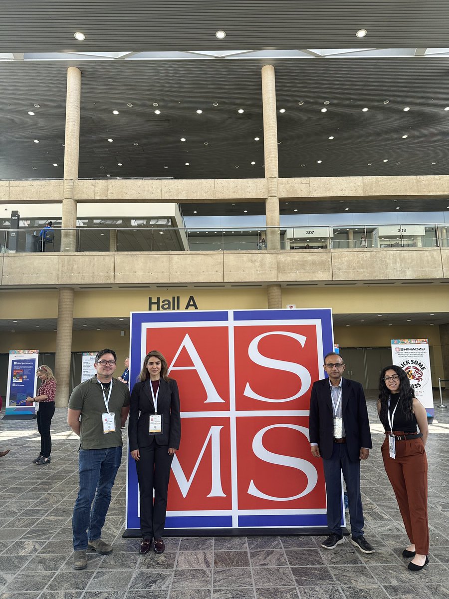 Group is enjoying ASMS 2025 at Baltimore, MD. Presented two posters (MP194 and MP 269) on crosslinking and food safety. #ASMS2025.