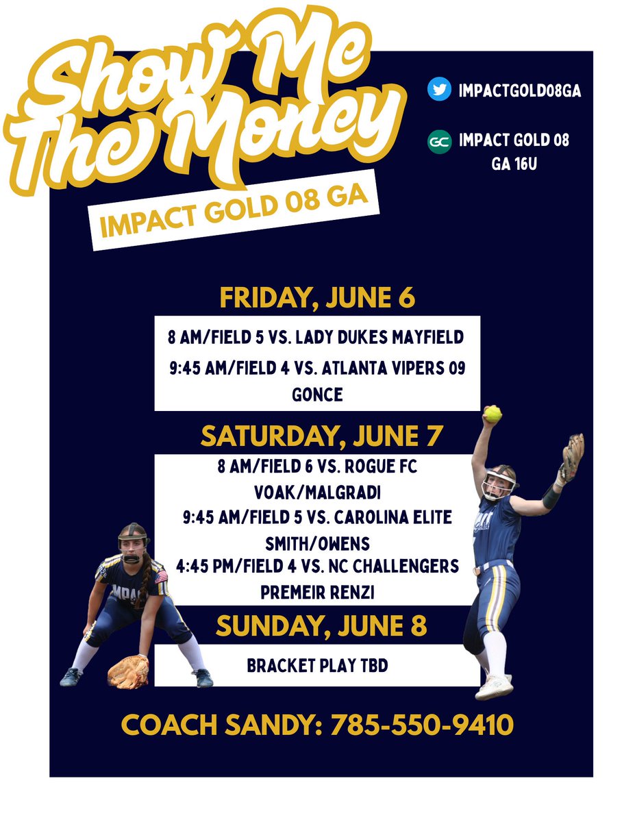 Anyone want to see some ballers ball?  Come check out our Impact Gold 08 GA girls!! #showmethemoney