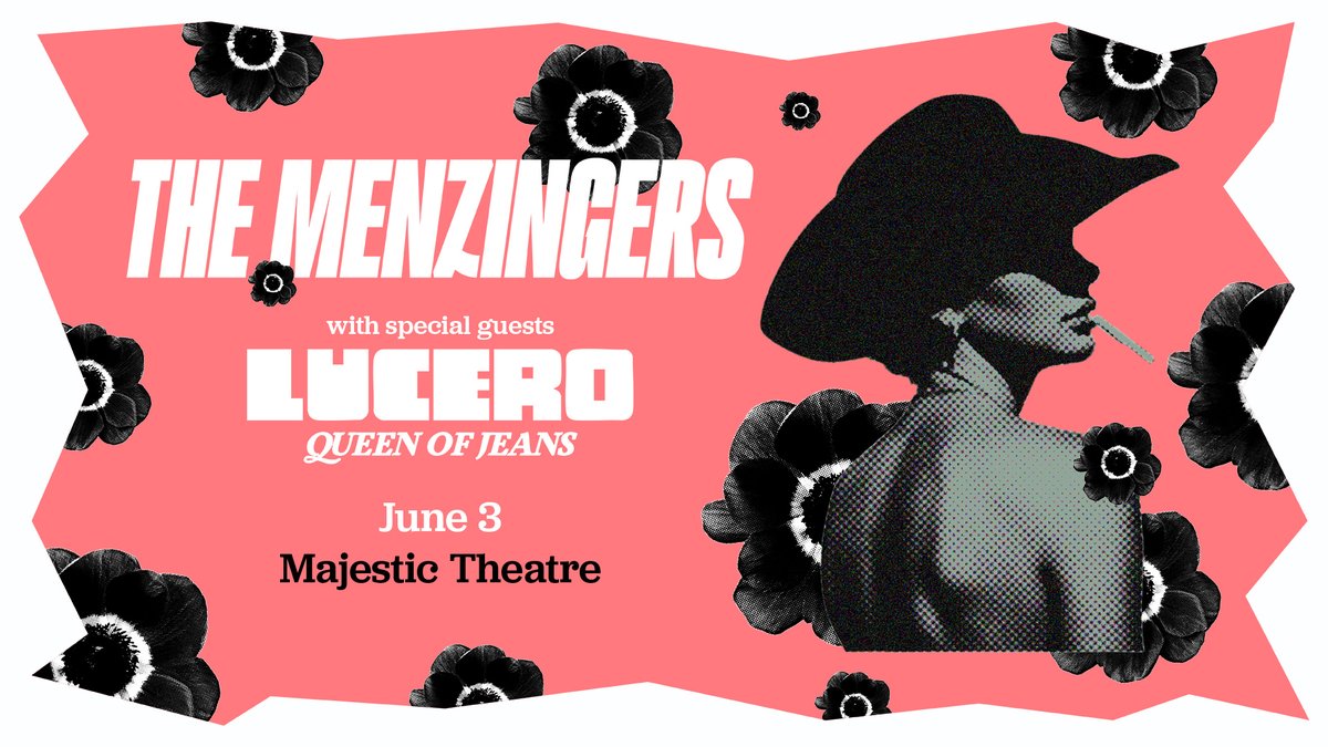 Majestic Detroit (@majesticdetroit) on Twitter photo TONIGHT 🤠 PA punk legends <a href="/themenzingers/">The Menzingers</a> with special guest <a href="/luceromusic/">Lucero</a> and <a href="/queenofjeansPHL/">Queen of Jeans</a> at the Majestic Theatre!
🎟️ majesticdet.live/menzingers
Doors 6:30pm
Queen of Jeans - 7:30pm
Lucero - 8:15pm
The Menzingers - 9:30pm TONIGHT 🤠 PA punk legends <a href="/themenzingers/">The Menzingers</a> with special guest <a href="/luceromusic/">Lucero</a> and <a href="/queenofjeansPHL/">Queen of Jeans</a> at the Majestic Theatre!
🎟️ majesticdet.live/menzingers
Doors 6:30pm
Queen of Jeans - 7:30pm
Lucero - 8:15pm
The Menzingers - 9:30pm