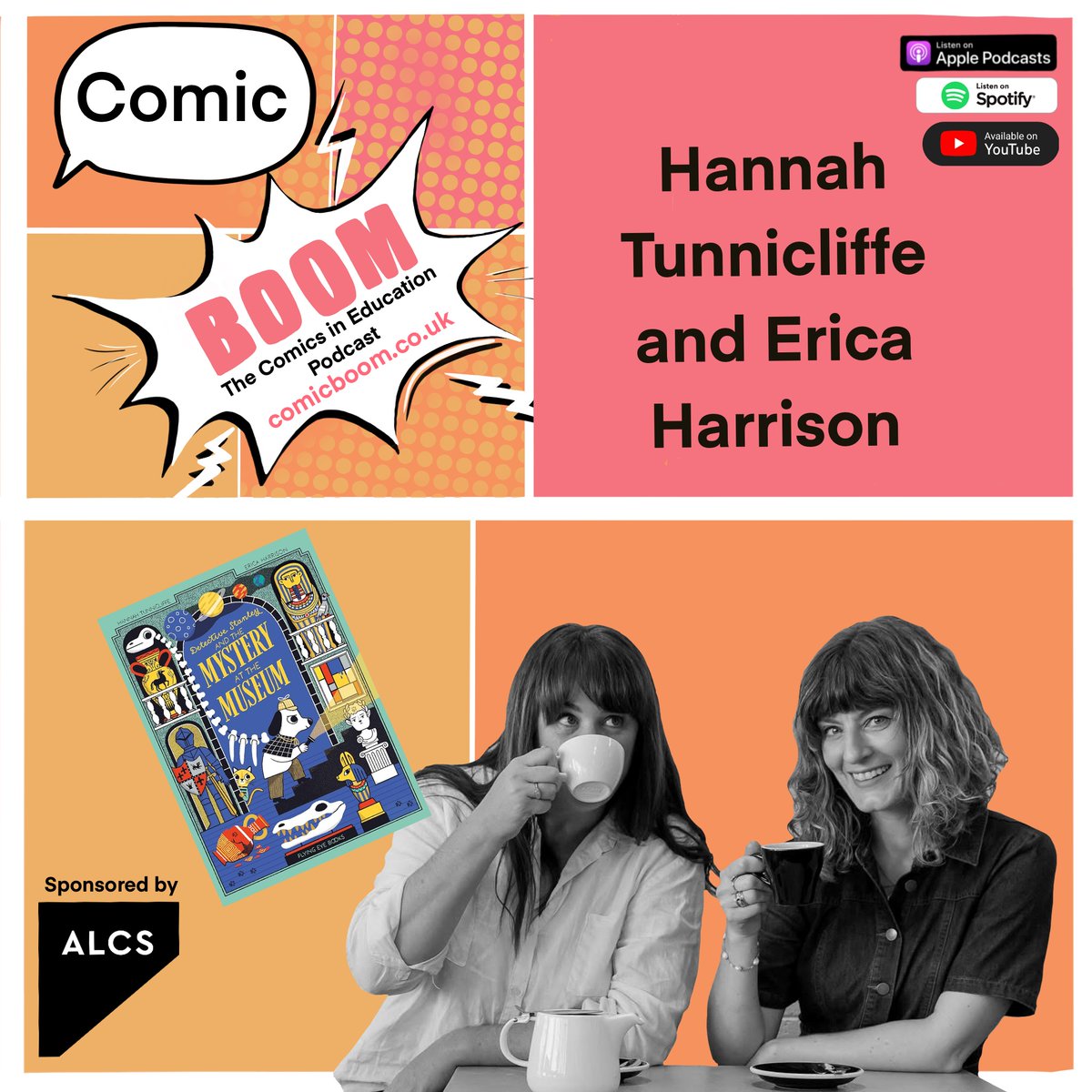Loved talking to the creative duo behind Detective Stanley for this episode of comicboom.co.uk #podcast The first of a two part special with <a href="/FlyingEyeBooks/">Flying Eye B👀ks</a>  follow the journey of the book from  initial idea to shelf. #education #readingforpleasure #comics #graphicnovels