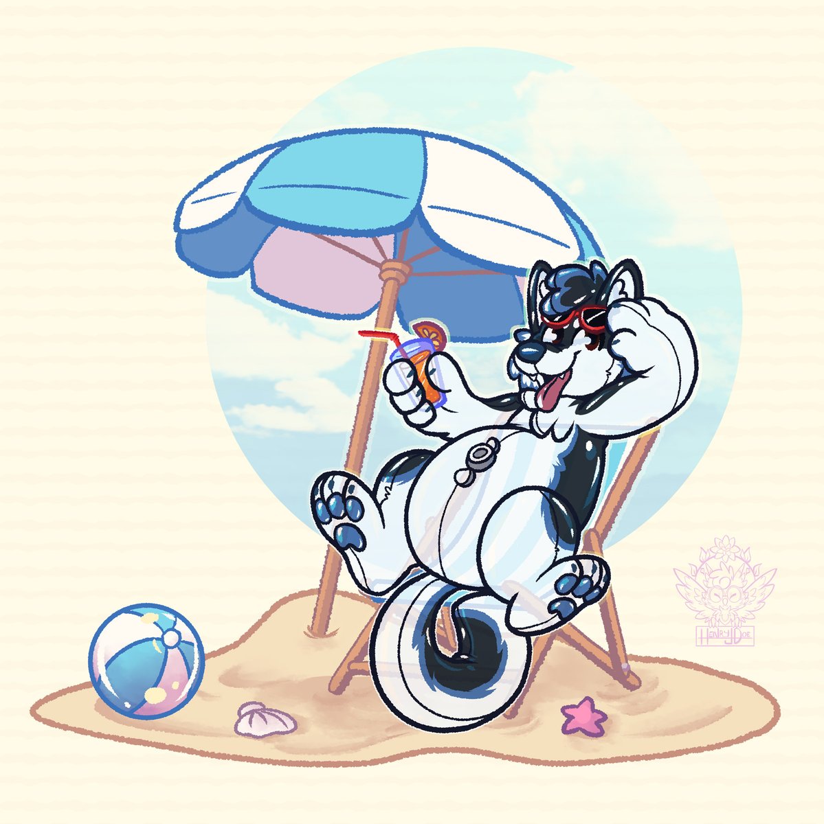 🌊 Beach Day Pooltoy YCH for TrebleHusky🌊
Thank you for your support!

🏖️Multislot
🏖️furaffinity.net/view/57766228/🏖️