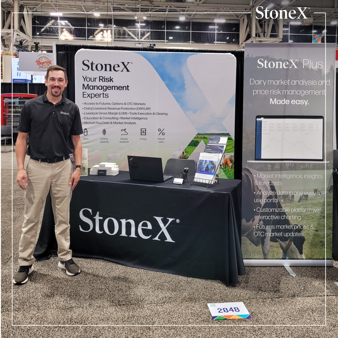 📍We’re at the International Dairy Deli Bakery Association (<a href="/myIDDBA/">IDDBA</a>) trade show in New Orleans. 

Visit our dairy team at booth #2848 to learn about StoneX Plus - our powerful risk management tool to maintain a competitive edge.

#IDDBA2025 #Dairy #Commodities
