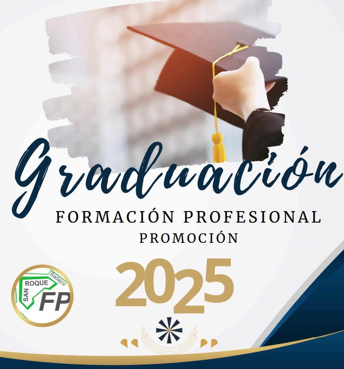 FPSanRoque's tweet image. El próximo viernes día 6 de junio, viviremos uno de los momentos más importantes de todo el curso. 
El acto institucional más relevante para nuestros alumnos, que ya se convierten en profesionales.
La graduación de nuestros alumnos de ciclos formativos!!!