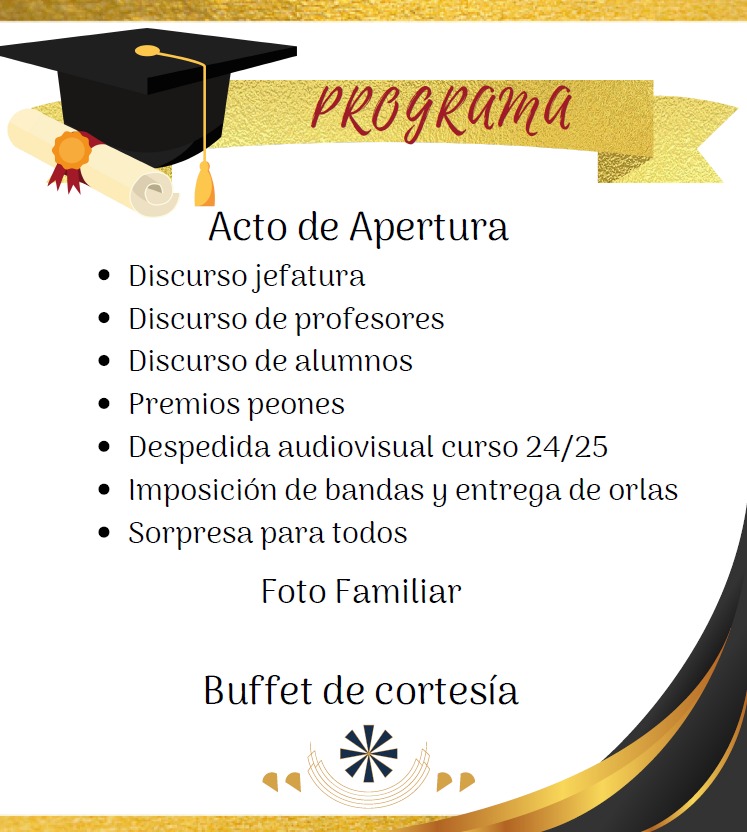 FPSanRoque's tweet image. El próximo viernes día 6 de junio, viviremos uno de los momentos más importantes de todo el curso. 
El acto institucional más relevante para nuestros alumnos, que ya se convierten en profesionales.
La graduación de nuestros alumnos de ciclos formativos!!!