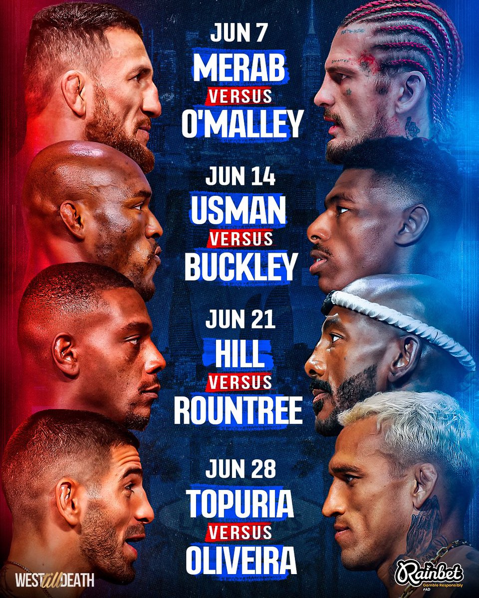 #UFC in June is Insanity 🤯