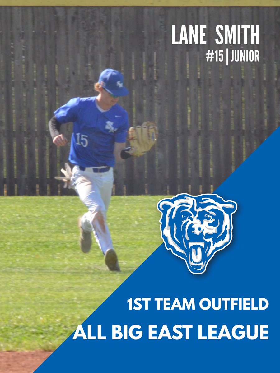Congratulation to <a href="/LaneMS_15/">Lane Smith</a> on earning All Big East League 1st Team Outfielder!