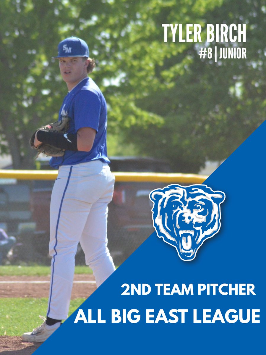 Congratulations to <a href="/tylerb_52/">Tyler Birch</a> on earning 2nd Team All Big East League pitcher!