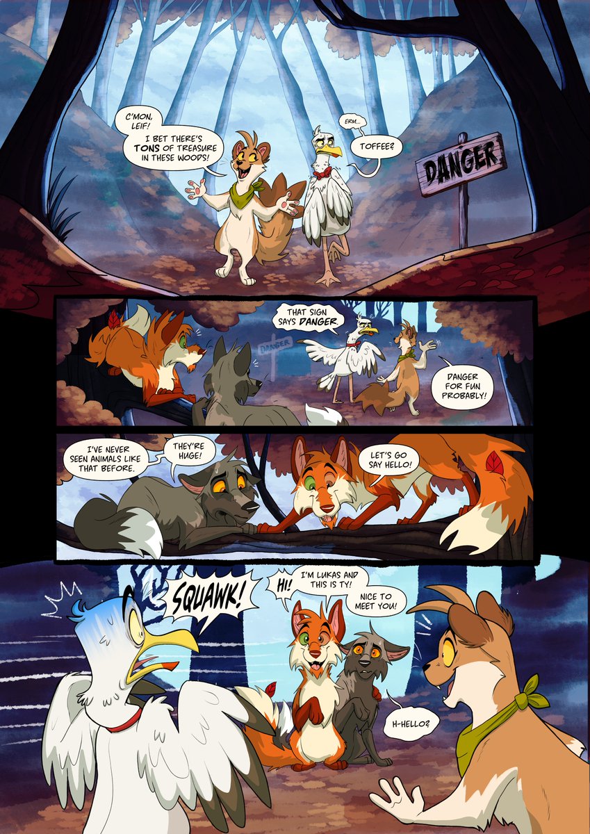🦊🍃 a special comic from our upcoming guest of honour! 🍃🦊

Don't hesitate in joining us as tickets are limited! See you at Furnavia 2025: Rise of the blood moon! 🌕