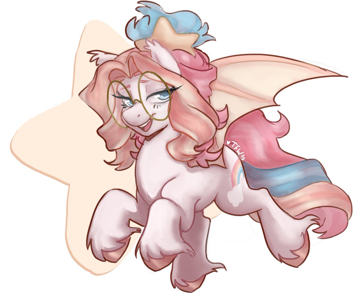 So glad to get to speak with my childhood bestie after so long ❤️Bitter is such a mood and I loved drawing them! 

Bitter Glitter belongs to the lovely: <a href="/fizzlefer/">fizzy! | bitter glitter</a> Please go check them out if you haven't already.

[#mlp | #mlpart | #mlpoc | #mlptwt | #originalcharacter | #fanart]