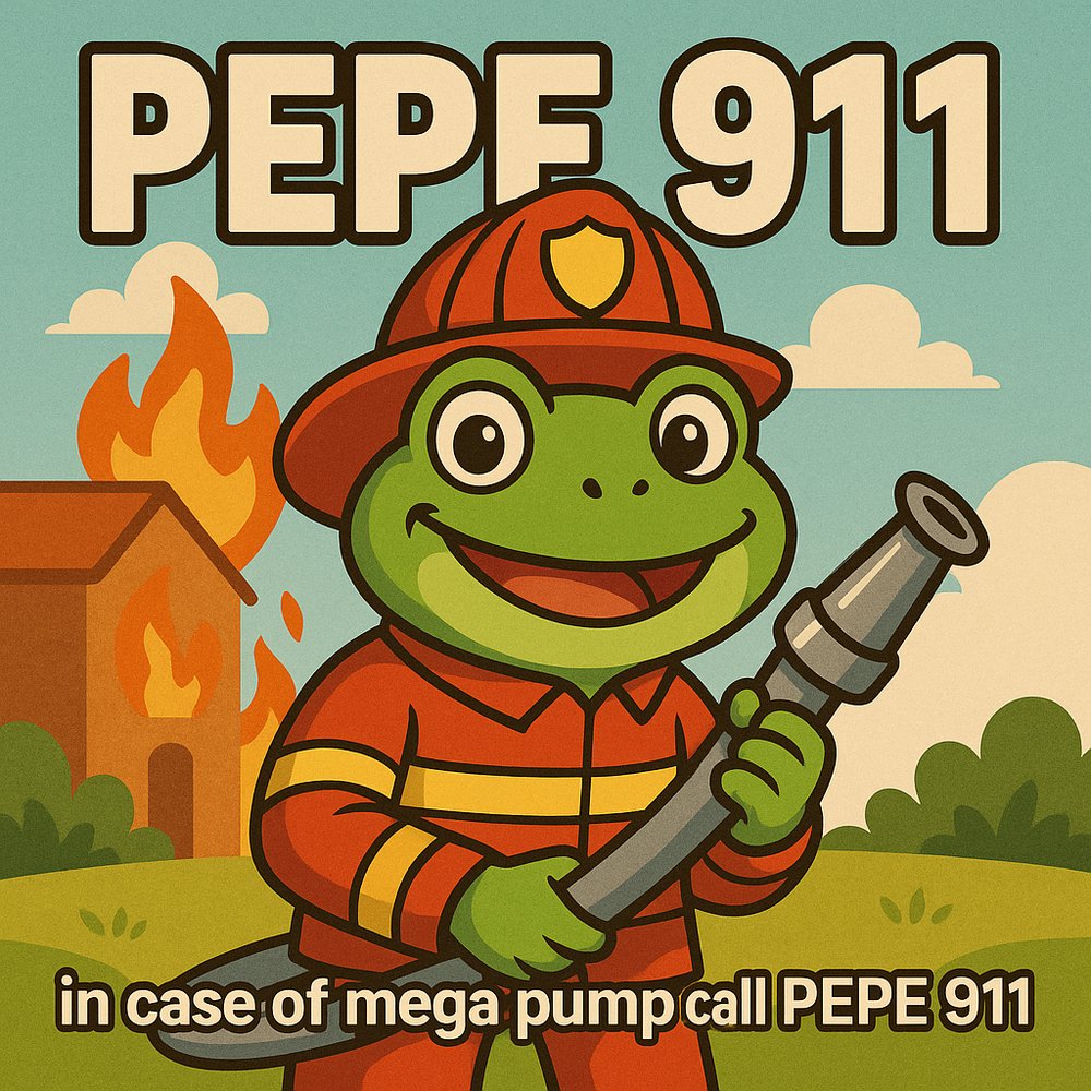 gomemejump's tweet photo. 🚨📷 When the charts catch fire, there's only one frog to call: PEPE911 📷📷The meme coin first responder is LIVE and ready to PUMP. Are you brave enough to ride the sirens? 📷 📷https://t.co/VumOh9SMqD #PEPE911 #MemeCoin #PumpFun #CryptoFirefighter https://t.co/UoDVk9H37y