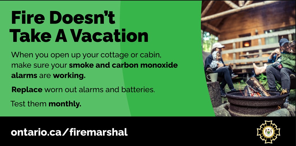 HamiltonFireDep's tweet image. Fire safety starts with you! Test smoke and carbon monoxide alarms monthly, and after a prolonged time away. From the cottage to the RV, just like home, develop and practice an escape plan, so everyone knows what to do, in case of fire. #BePrepared
#StrongForYou #HamOnt