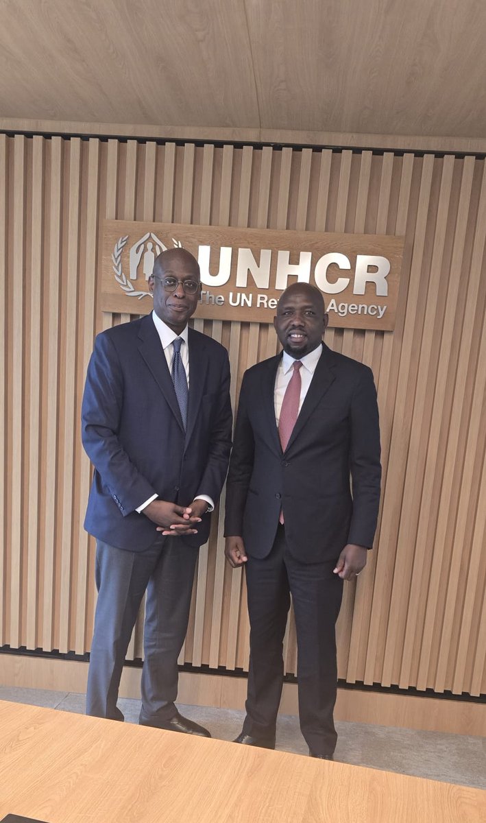 kipmurkomen's tweet photo. Kenya and the United Nations High Commissioner for Refugees (UNHCR) have a longstanding partnership—spanning over 56 years— in supporting refugees and asylum seekers.

This evening, I had the honour of meeting with Mr. Raouf Mazou, Assistant High Commissioner for Operations at the UNHCR, who acknowledged Kenya’s unwavering commitment to protecting refugees and managing their affairs.

A key focus of our discussion was on the recently launched Shirika Plan—a transformative, multi-stakeholder initiative aimed at fostering the socio-economic inclusion of refugees and asylum seekers. The plan promotes self-reliance and resilience among displaced populations while delivering tangible benefits to host communities.

Additionally, I highlighted the need to deepen collaboration to not only address immediate humanitarian needs but also confront the underlying causes of displacement, including conflict and climate change. 

I urged the UNHCR to amplify advocacy for peace and the cessation of violence in affected regions— which is critical in tackling forced displacement at its root.

The Government of Kenya remains firmly committed to its responsibilities as a host country and will continue to work closely with UNHCR and all partners.