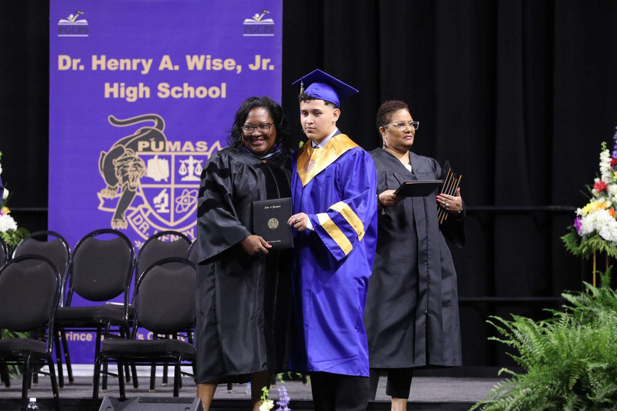 Here come the grads! Congratulations to Dr. Henry A. Wise High Schools Class of 2025! #PGCPSProud #PGCPSGrads25