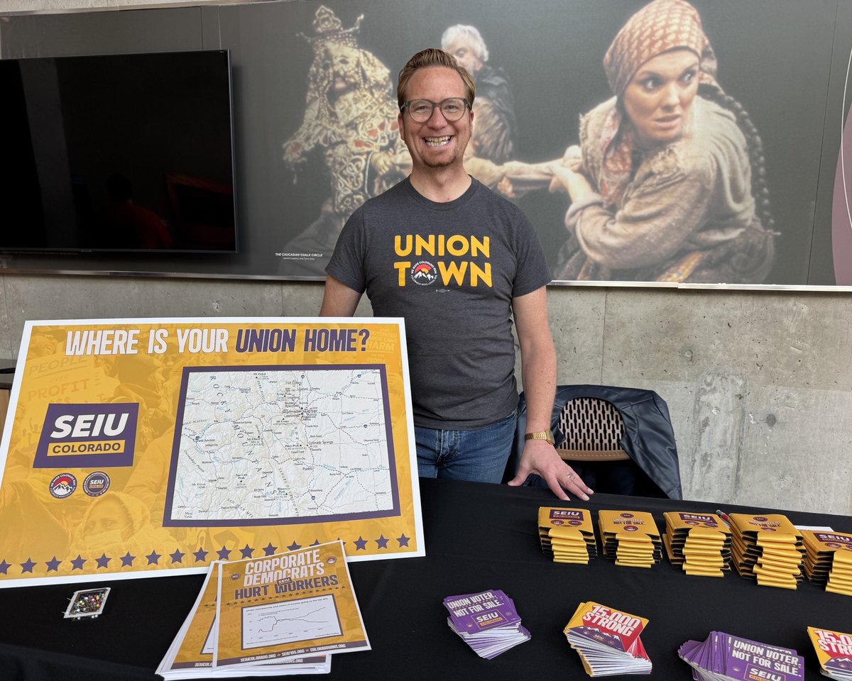 COWINS_union's tweet image. COWINS President Diane Byrne was part of the @SEIUcolorado delegation to #DemFest this weekend and our message was clear: being pro-worker means supporting the #WorkerProtectionAct and progressive tax reform, not opposing both. We say NO to #CorporateDems.