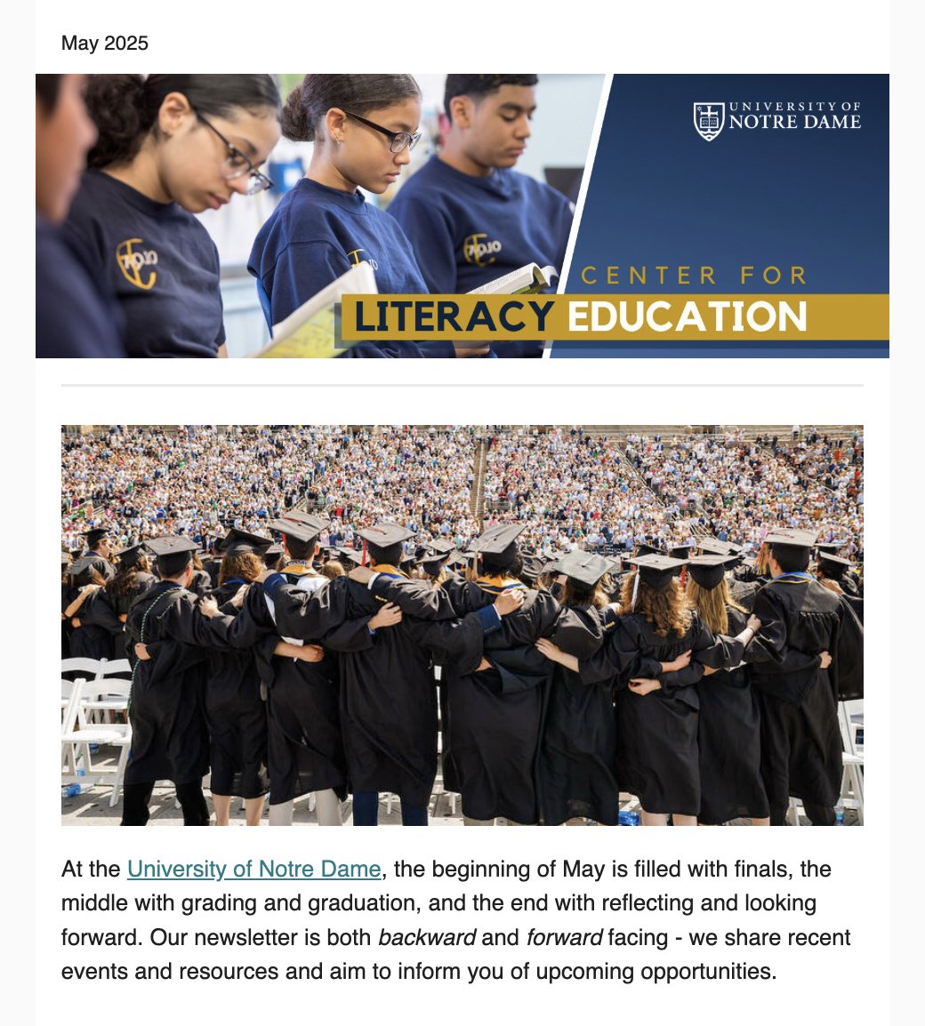 Just a few days later... enjoy our May newsletter! Read about all that's happening with our CLE Fellows, recent publications, and upcoming opportunities: mailchi.mp/nd/cle-may-202… <a href="/ieiatnd/">IEIatND</a> <a href="/ACEatND/">ACE at ND</a>