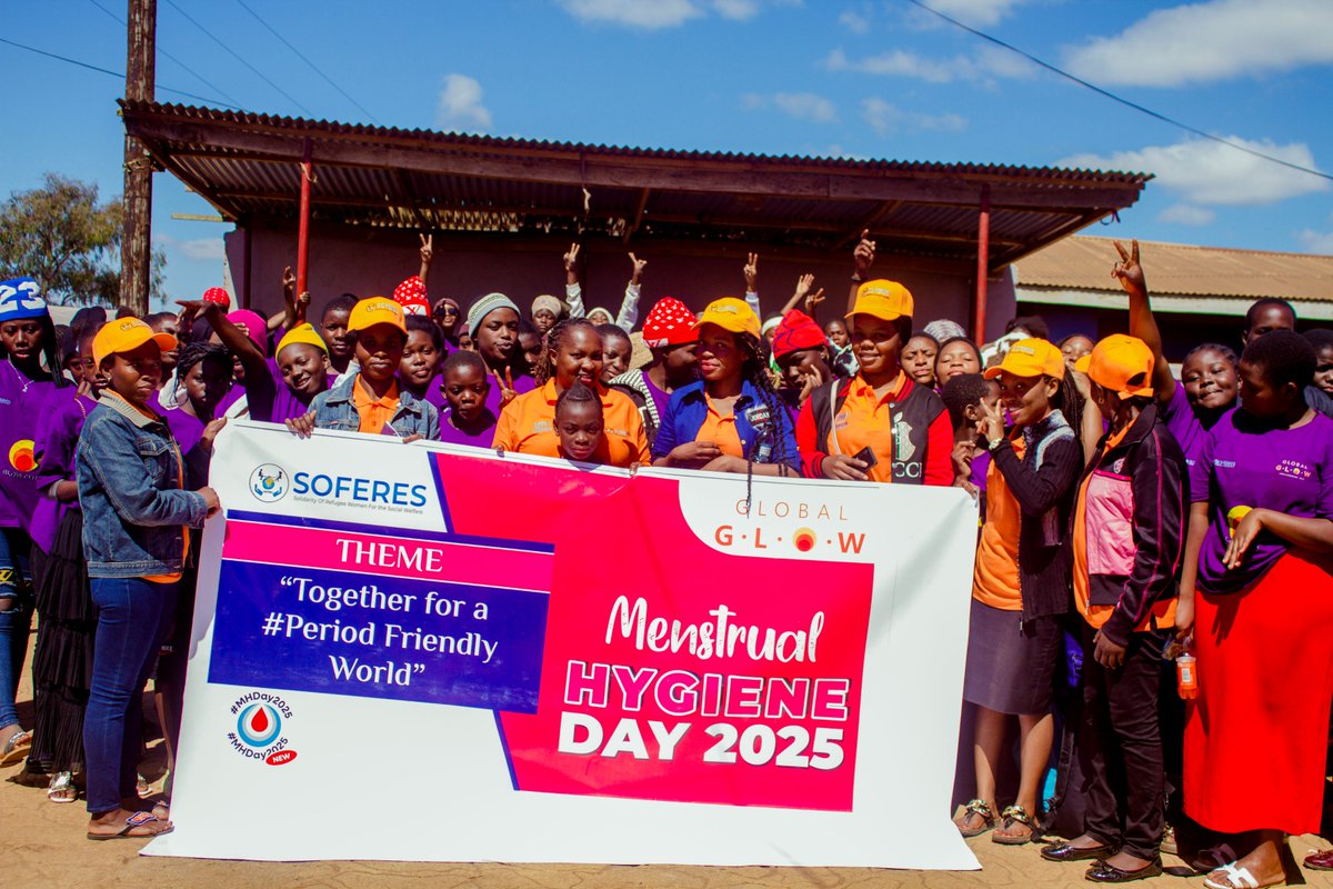 🩸✨ On May 28, 2025, SOFERES celebrated #MHDay2025 at Dzaleka with powerful speeches, poems, dramas &amp; traditional dances!

🙌 250+ joined — from girls to parents, schools, &amp; faith leaders — to end period stigma &amp; champion #PeriodDignity.

#MenstrualHygieneMatters #GlowClubs