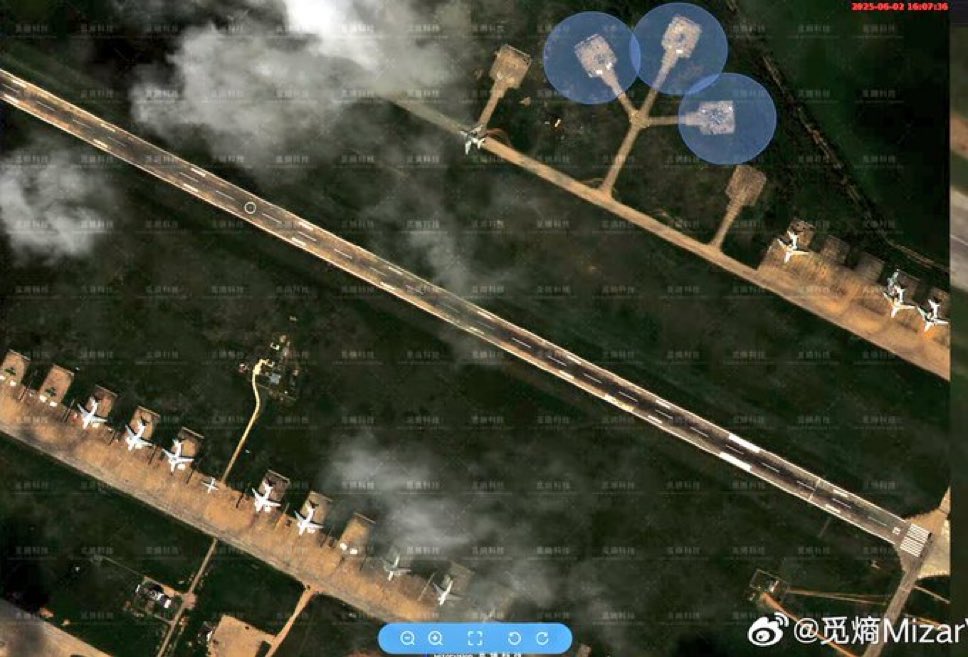 Ad Ivanovo almeno un A-50 Awacs sarebbe stato distrutto o danneggiato durante l’attacco di ieri, secondo le prime immagini satellitari.