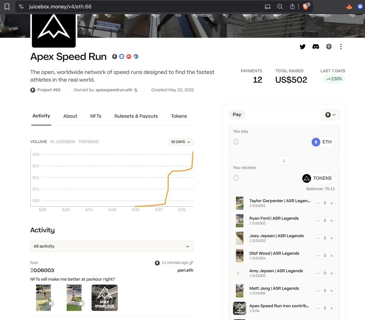 Juicebox.Money | Fund your thing tweet media