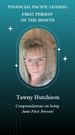 Finpacleasing's tweet photo. Congratulations to Tawny Hutchinson, our First Person of June! https://t.co/jAbj8IilzR