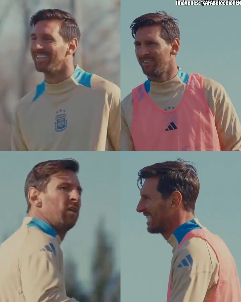 Y después de perderse la pasada fecha FIFA, Lionel Messi está de vuelta con la Selección Argentina. A menos de 1 mes de cumplir 38 años de edad, el mejor de todos los tiempos sigue con la ilusión intacta. Y sí, el sueño de verlo en un SEXTO MUNDIAL está más vivo que nunca. Sonríe