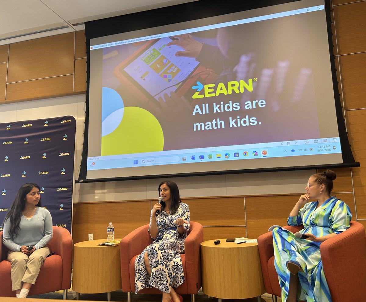 Shalinee_Sharma's tweet image. It was an honor to join @GovDanMcKee and @AInfanteGreen at the #MathMattersRI Math Extravaganza this weekend. The work that these leaders are doing to drive math outcomes for all kids is inspiring, and I’m grateful for the opportunity to support their efforts. @RIDeptEd
