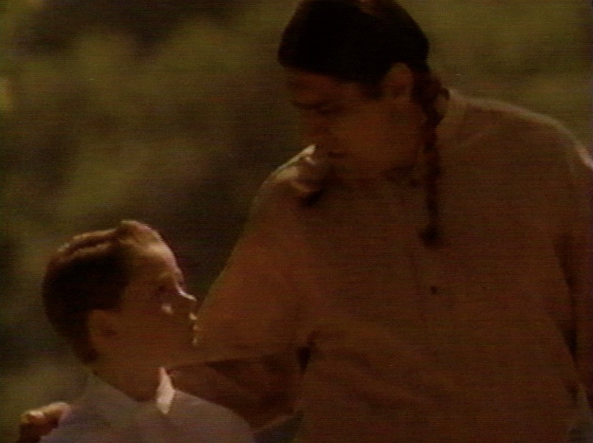 So sad to hear the news that #JonathanJoss <a href="/OriginalRedcorn/">Jonathan Joss</a>, voice of #JohnRedcorn in <a href="/kingofthehill/">kingofthehill</a>, was shot and killed. He &amp; I performed together in "Walker, Texas Ranger" in 1997 (here are some screenshots of us). I just reconnected with him a couple weeks ago. RIP, Jonathan