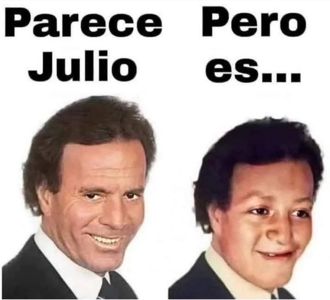 maxhm1980's tweet image. solo se le asoma la palomm a julio