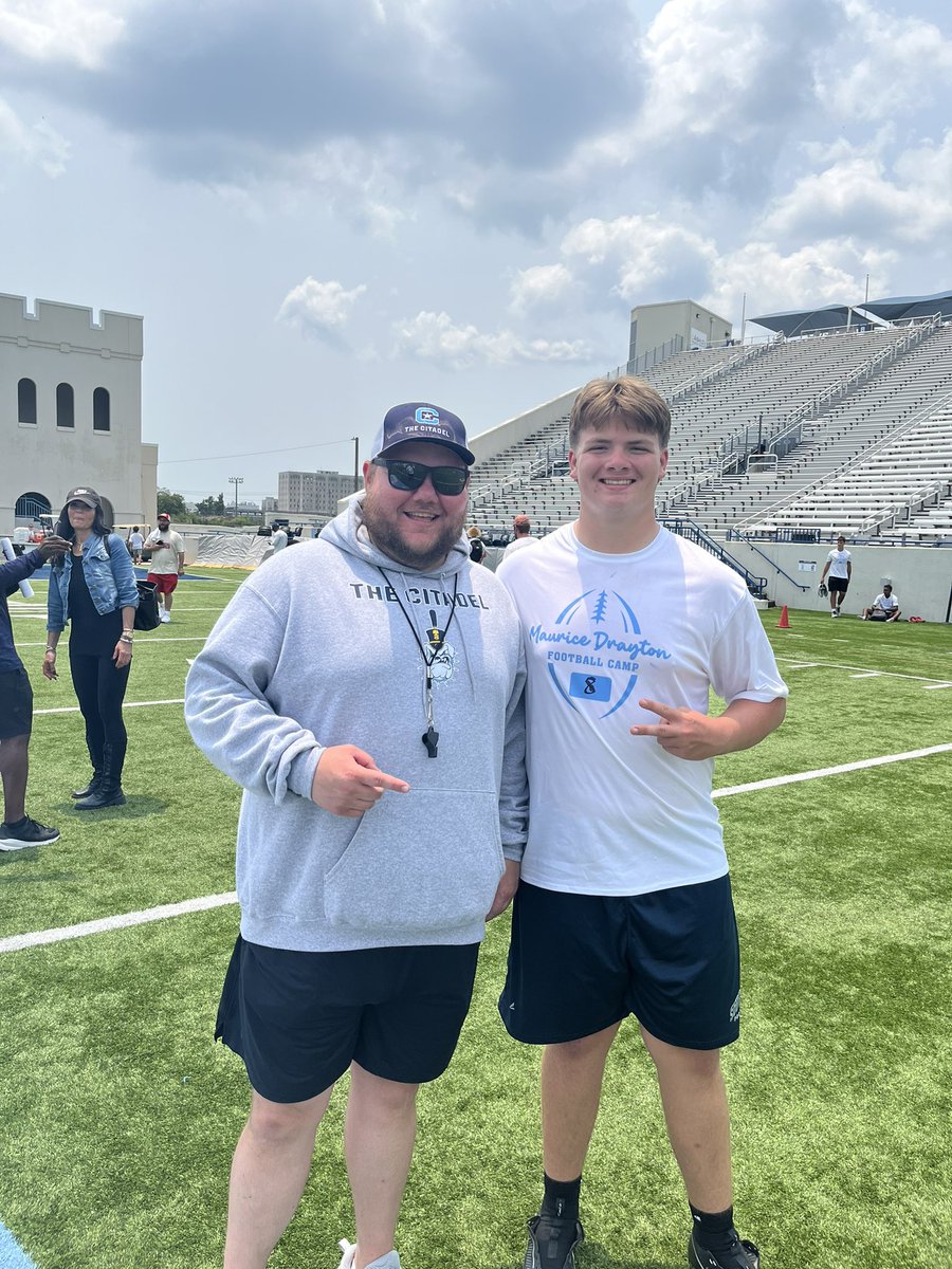 Andrew Carter (@andrew_carter63) on Twitter photo Thank you to all the coaches today at the Maurice Drayton Camp learned a lot and will definitely be using the coaching advice. <a href="/CitadelFootball/">The Citadel Football</a> <a href="/CoachRAPinilla/">TweetMasterP</a> <a href="/OLCoach_Mac/">Zac McIntosh | OL Coach 🏴☠️</a>
<a href="/CoachJackson16/">Raleigh T. Jackson</a> <a href="/Coach_GDixonUSA/">Greg Dixon</a> <a href="/brad_lord/">Brad Lord</a> <a href="/coachRholley/">Russell Holley</a> <a href="/FootballSlhs/">SLHS Football</a> Thank you to all the coaches today at the Maurice Drayton Camp learned a lot and will definitely be using the coaching advice. <a href="/CitadelFootball/">The Citadel Football</a> <a href="/CoachRAPinilla/">TweetMasterP</a> <a href="/OLCoach_Mac/">Zac McIntosh | OL Coach 🏴☠️</a>
<a href="/CoachJackson16/">Raleigh T. Jackson</a> <a href="/Coach_GDixonUSA/">Greg Dixon</a> <a href="/brad_lord/">Brad Lord</a> <a href="/coachRholley/">Russell Holley</a> <a href="/FootballSlhs/">SLHS Football</a>