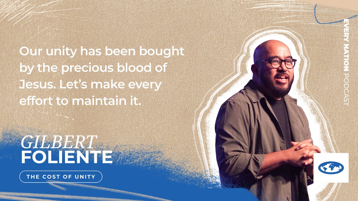 As we fulfill God's mission, what will being unified cost us? Gilbert Foliente teaches leaders why we must maintain unity, no matter what we may give up.

Gilbert serves as Bishop of Victory Metro Manila in the Philippines.

#EveryNationPodcast
everynation.org/enpodcast