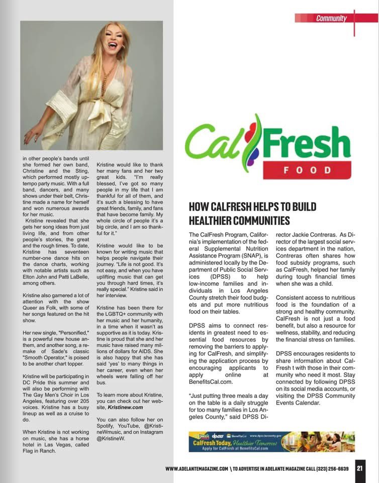 A massive THANK YOU to Adelante Magazine for the really great article on all things KW!!! Great read. Xo KW 

Here's a link to the full magazine..

tinyurl.com/2xjbm2xf