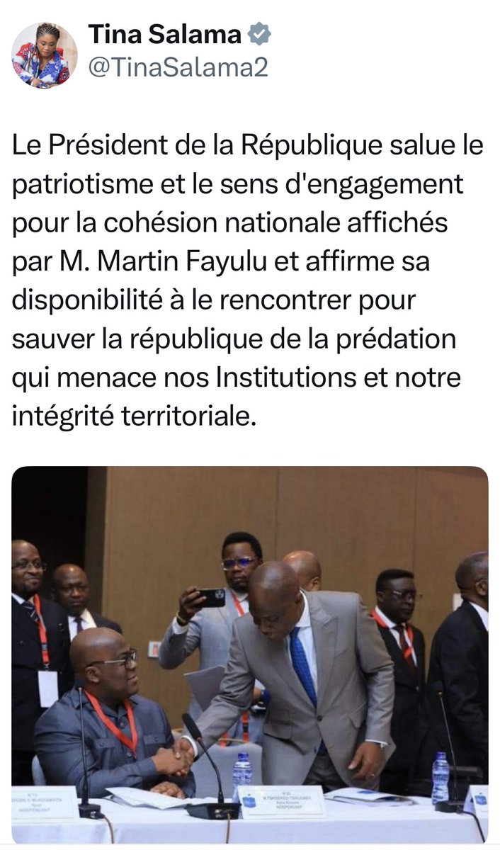 #RDC L’opposant Martin #Fayulu prône le dialogue avec #Kabila et demande une « discussion directe » avec Félix #Tshisekedi. Le chef de l’Etat indique être « disponible ».