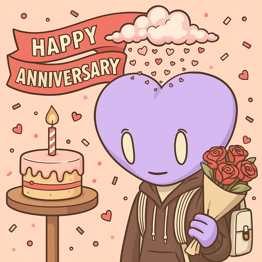 Happy Mintiversary to the <a href="/LT3NFT/">Less Than Three</a> community, I can’t believe it’s been a year! I may not have minted but I’m happy to have found you right afterwards. <a href="/SHGFees/">Superhighgasfees ❤️✳️</a> <a href="/JackLT3_/">Jack</a> <a href="/NakedArmyHQ/">Naked Army Foundation</a> and everyone, thanks for being here and for spreading &lt;3!