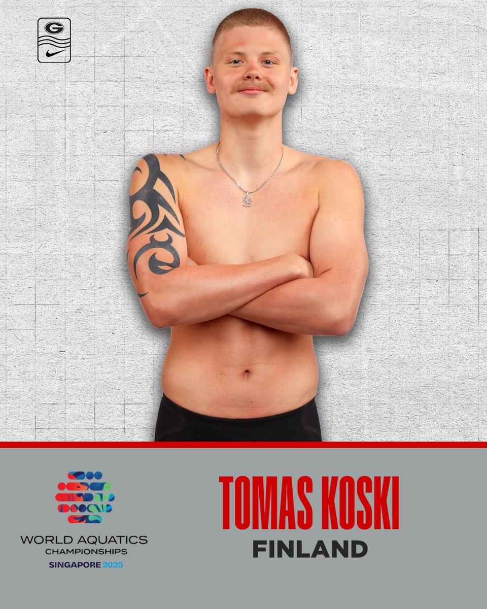 Georgia Swim & Dive (@ugaswimdive) on Twitter photo ๐ซ๐ฎ Tomas Koski is headed to the <a href="/WorldAquatics/">World Aquatics</a> Championships!
#DGD | #GoDawgs ๐พ ๐ซ๐ฎ Tomas Koski is headed to the <a href="/WorldAquatics/">World Aquatics</a> Championships!
#DGD | #GoDawgs ๐พ