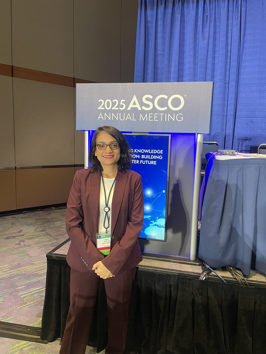 Weill Cornell Leukemia (@wcmleukemia) on Twitter photo At #ASCO25, <a href="/DrPinkalDesai/">Pinkal Desai</a> presented during a session on precursors to hematologic malignancies where she shared her expertise in CHIP, CCUS, cytopenias and the importance of risk stratification, with the ultimate goal of preventing disease progression At #ASCO25, <a href="/DrPinkalDesai/">Pinkal Desai</a> presented during a session on precursors to hematologic malignancies where she shared her expertise in CHIP, CCUS, cytopenias and the importance of risk stratification, with the ultimate goal of preventing disease progression