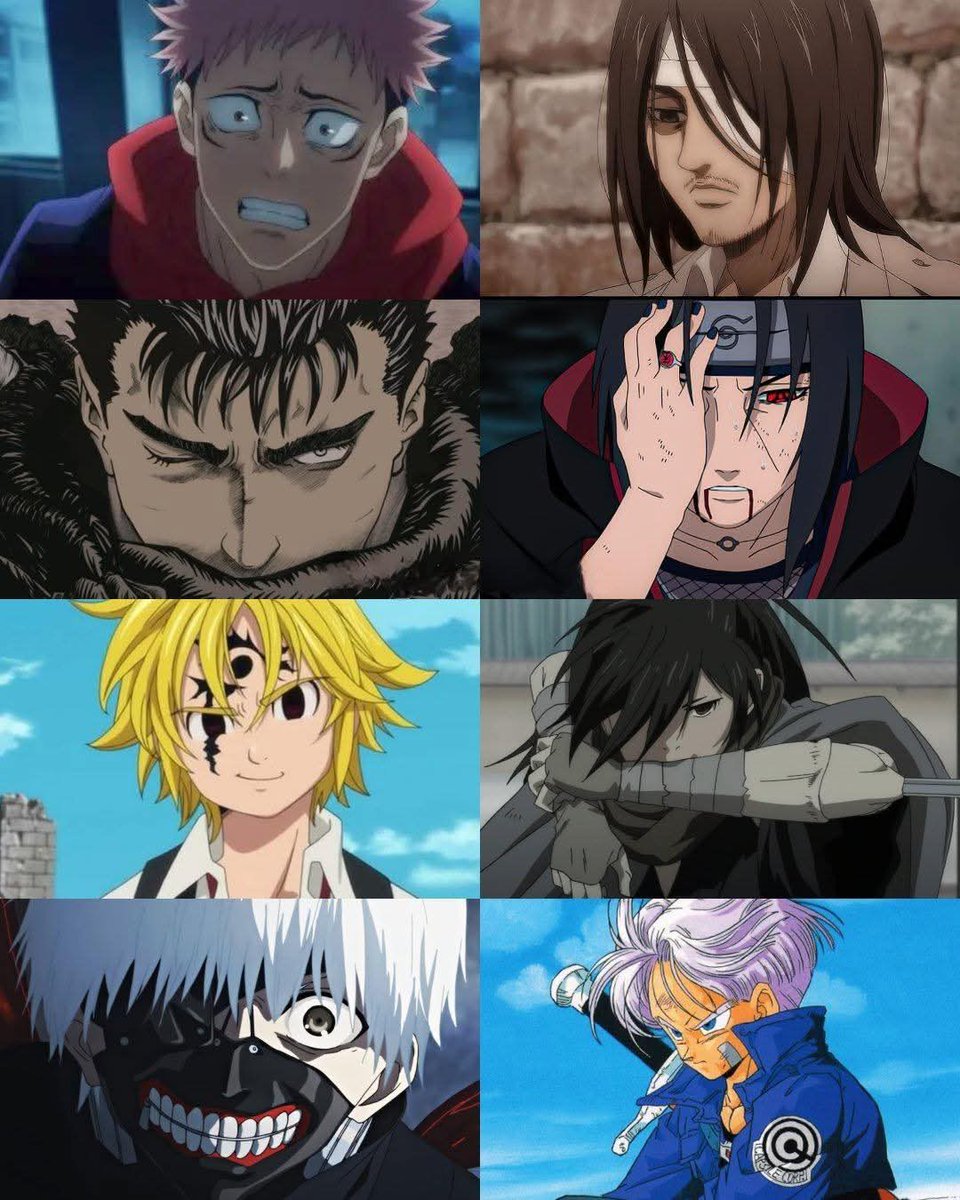 Which anime character suffered the most?