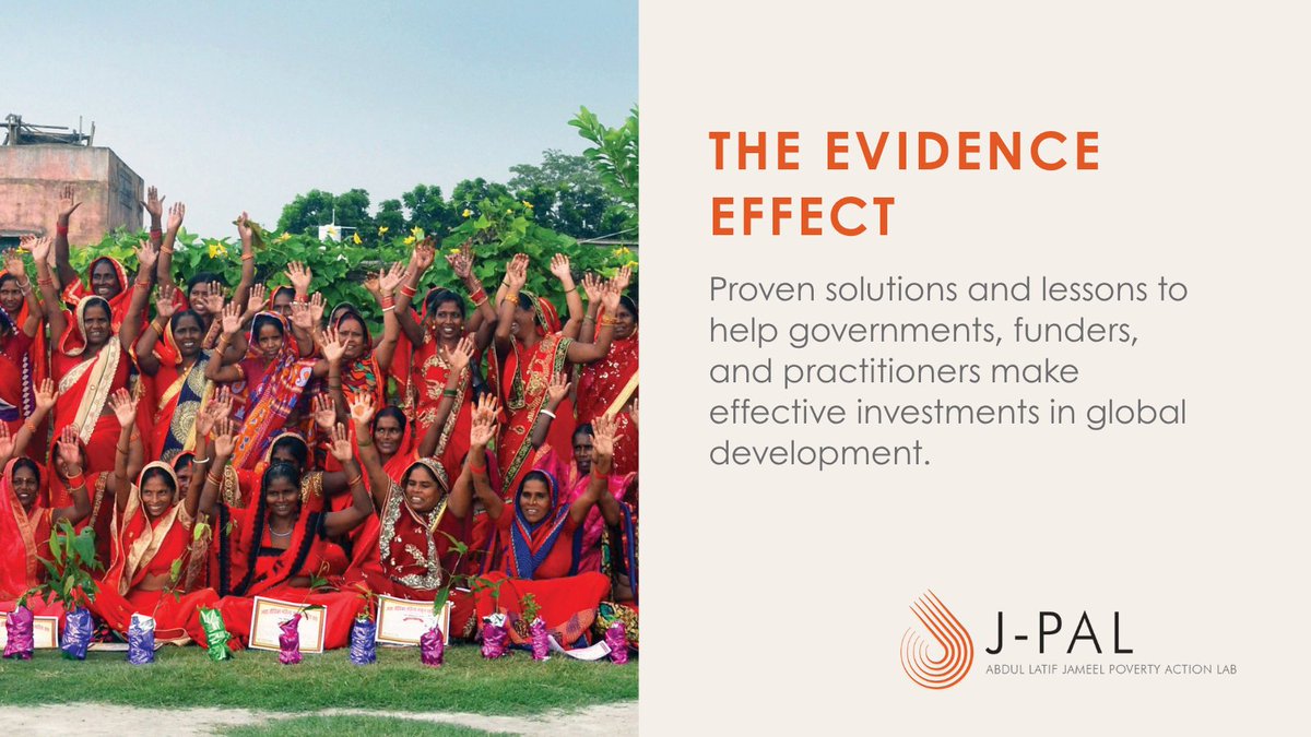 When every dollar matters, evidence on what works should guide decision-making. The new #TheEvidenceEffect installment highlights how cost-effective programs can generate greater impact.

Read more: povertyactionlab.org/blog/5-27-25/e…