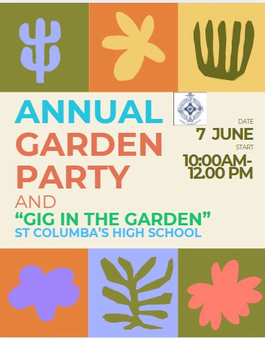 All welcome to join us on Saturday morning for our Garden Party and ‘Gig in the Garden’! 🪏🪴🫜🎶🎤🎸
Please share!
