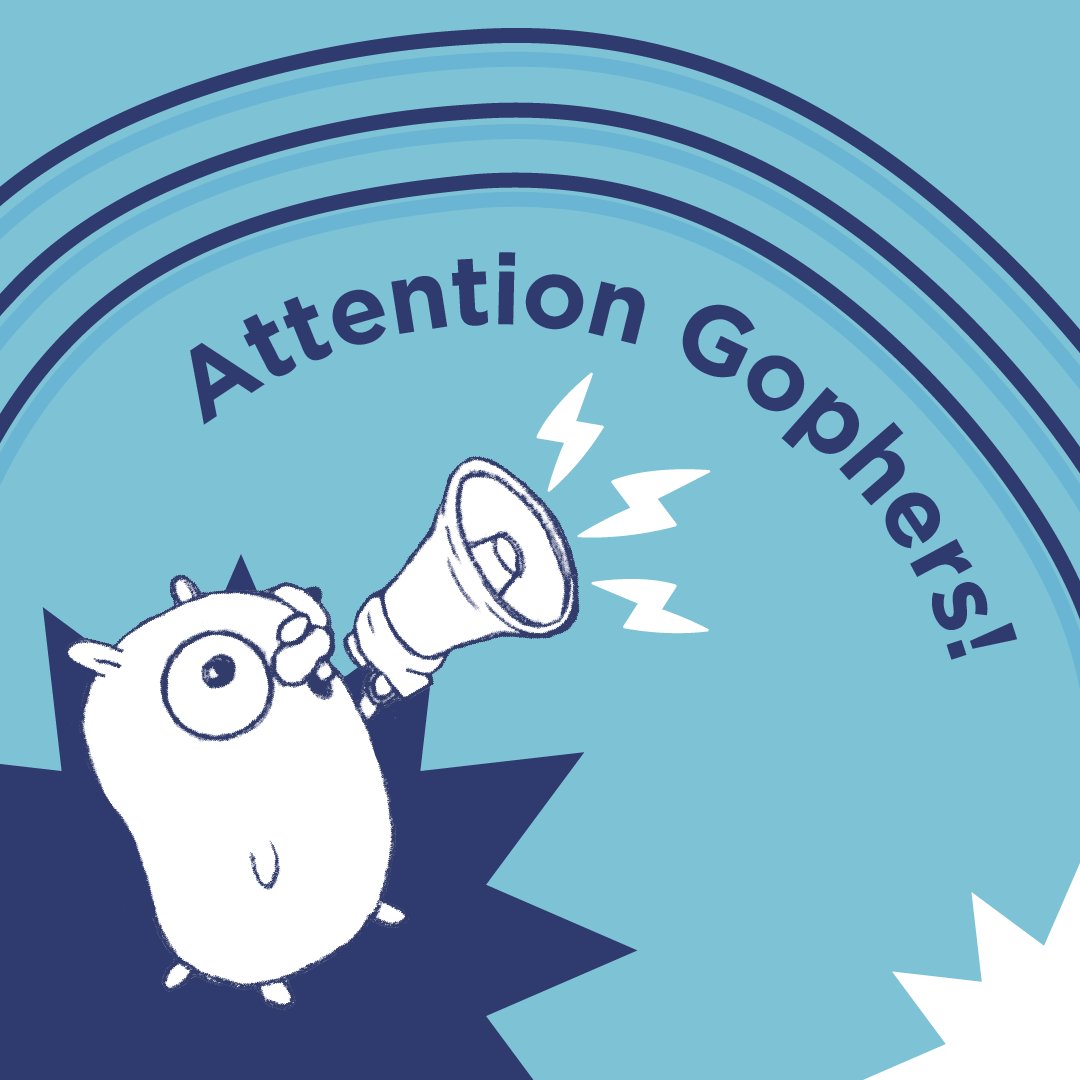 GopherCon's tweet image. 🚨 We are now accepting applications for the #GopherCon diversity scholarship program, as well as submissions for Lightning Talks!

Check out “What Every Gopher Needs to Know” for details and submission links 👉 gophercon.com

#RoadtoGopherCon #golang