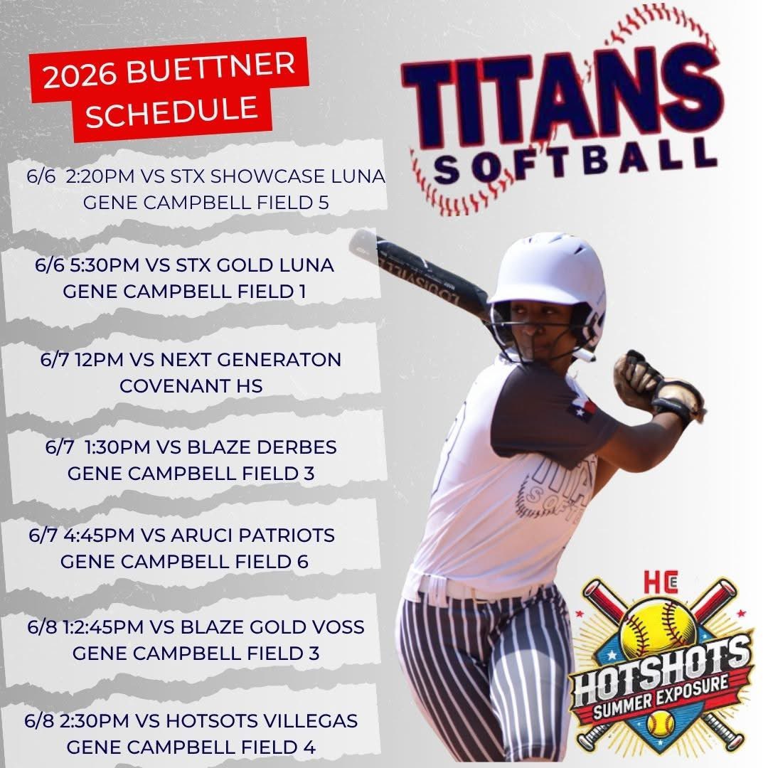Let showcase season begin - Excited to see our 2026 team in Conroe this weekend!!  

Lots of talent on this team and at this event - Let's go Titans!!!

#BuiltDifferent