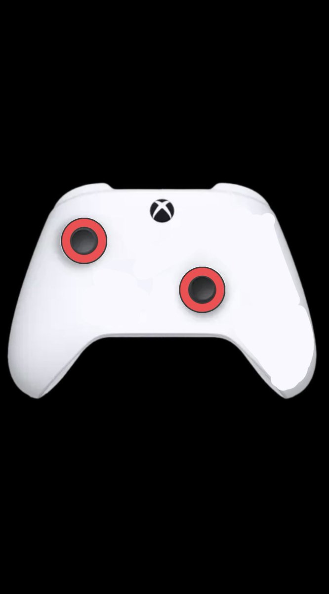 SnapBlastPLAY's tweet photo. Which is the RIGHT placement of thumb sticks, symmetrical or offset? 

🔵 PlayStation                         🟢 Xbox https://t.co/vJ3Sp2l1VJ